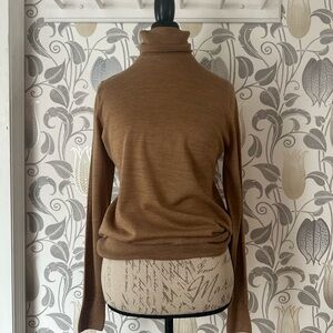 J. Crew Tan Turtleneck Sweater